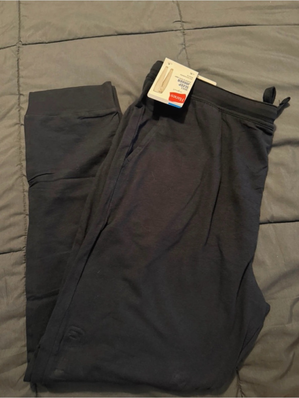 Hanes Men's Black Jogger Sweatpants